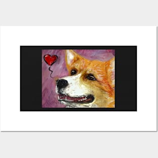 Corgi Posters and Art